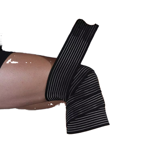 Bandages de genou élastiques en polyester pour hommes et femmes, pour la musculation, le sport, la compression, le soutien et la protection des genoux - Product Image 4