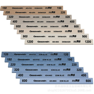 หินเจียรเพชร Gesswein ขนาด 150-1200 กริต สีขาว-น้ำเงิน ทำจากอลูมิเนียมอัลลอย สำหรับลับคมมีดและแม่พิมพ์ - Product Image 1
