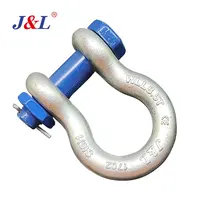julisling wholesale mini shackle high quality alloy steel small d type shackle standard ISO2415-2004
