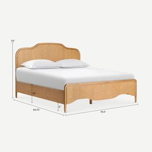 Cama con Dosel de Cuatro Postes, Estructura de Madera con Cabecero Decorativo y Postes Tallados, Muebles Clásicos para Dormitorio, Hogar u Hotel - Product Image 3