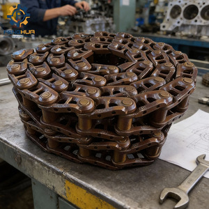 Undercarriage Spare Parts Chains <strong>Link</strong> Excavator <strong>Track</strong> <strong>Links</strong> <strong>Track</strong> Shoes Bulldozer <strong>Track</strong> Chain E70B E110 E120B E215 E235 E307 - Product Image 5
