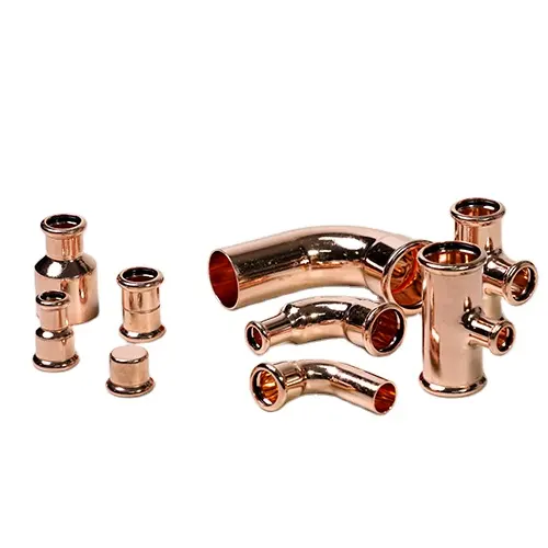 Copper Press Fittings M profile China Supplier Plumbing Pipe Copper Fittings Tee Elbow Coupling
