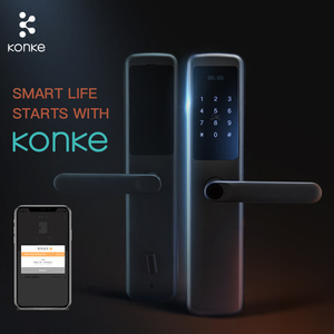 Konke zigbee home automation system fingerprint keyless smart door lock app remote Smart Home Key