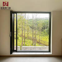Ventana de Aluminio y Vidrio para Balcón que Amplía el Espacio Interior y Exterior con Flujo Continuo