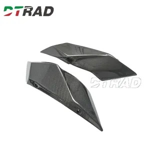 DTRAD Kawasaki Ninja H2 <span class=keywords><strong>H2R</strong></span> 2015-2024 <span class=keywords><strong>2023</strong></span> Kits de carénage arrière 100% fibre de carbone, panneaux de queue et bosse arrière, finition sergé noir brillant, 1 paire - Product Image 3