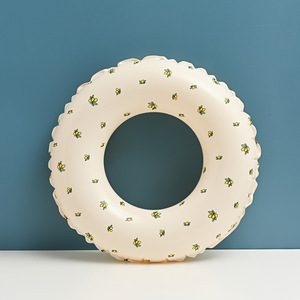 Flotador Inflable Infantil con Diseño de Limones para Niños y Adultos, Doble Bolsa de Aire, para Piscina y Playa - Product Image 2