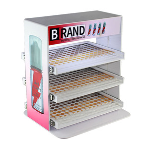 Acrylic bán lẻ Countertop thuốc lá hiển thị với ngăn kéo CBD Showcase di chuyển Push-Pull khay thuốc lá khói cửa hàng hiển thị giá - Product Image 5