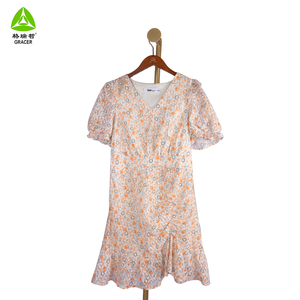 Gracer A02-2 grosir pembersihan pabrik gaun katun pendek wanita pakaian bekas Musim Panas pesanan Minimum 45kg semua - Product Image 4