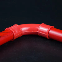 Coudes en PVC à 90 degrés 16 20 Raccords pour conduites électriques Grand rayon Courbe lunaire Rouge Bleu Jaune Blanc Collection de connecteurs en plastique