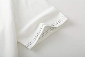 Camiseta deportiva de cuello redondo ajustada Premium para hombre, camisetas gruesas de algodón 100% de peso pesado, estampado de goteo teñido de hilo preencogido - Product Image 6