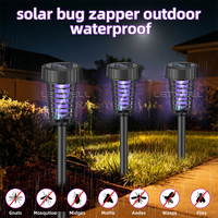 Solaire Moustique Tueur Bug Zapper Extérieur Ip65 Étanche Jardin Led Lumière Piège À Moustiques Lampes Camping Moustique Tuant Lampe