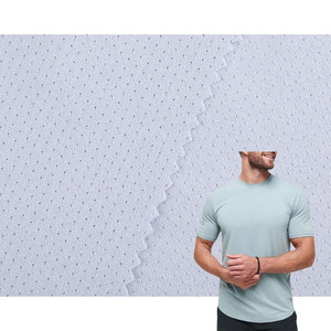 DD10 Thể Thao Vải 160GSM 100% Polyester Chất Liệu Vải Cho Nam Giới Của Thể Thao Quần Áo Duy Nhất Jersey Dệt Kim Vải Lưới Jersey - Product Image 1