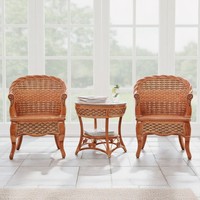 Fauteuil vintage en rotin naturel tissé à la main, structure en bois massif, chaise longue de détente pour salon, balcon, hôtel