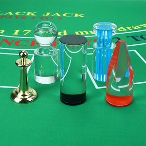 Rotulador <span class=keywords><strong>de</strong></span> <span class=keywords><strong>ruleta</strong></span> <span class=keywords><strong>de</strong></span> Metal <span class=keywords><strong>de</strong></span> estilo pirámide, alta calidad, transparente, para Casino - Product Image 2