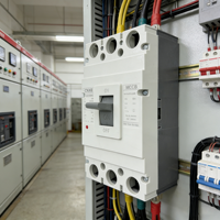 Disjoncteur à boîtier plastique CE MCCB 3P/4P 20-630A 800V, directement de l'usine, pour usage commercial et industriel