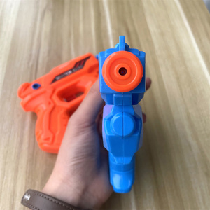 Mainan pistol air plastik kecil genggam anak, mainan luar ruangan kolam renang tekan permainan menembak musim panas - Product Image 5