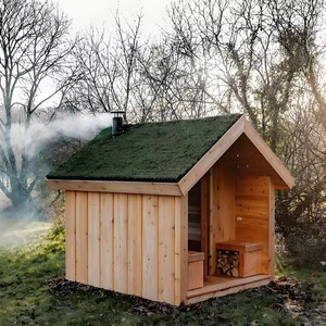 Fabricants de saunas en cèdre rouge pour 4 personnes, exportateurs de saunas portables, saunas extérieurs en forme de cube, possibilité de personnalisation - Product Image 6