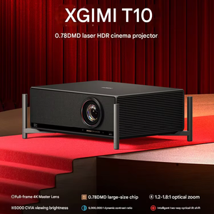 Projecteur DLP 4K N-XGIMI T10, 5000 lumens CVIA, zoom optique, correction automatique de la distorsion trapézoïdale, 128 Go, WiFi 6e, projection cinéma maison - Product Image 1