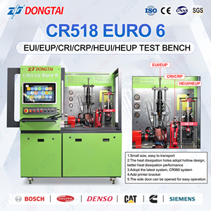 DONG TAI Analizador de Motor para Prueba de Inyectores Common Rail CR518 Multifunción EURO6 220V/380V USB 12 Meses CR518 Banco de Pruebas Common Rail - Product Image 1