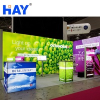 Stand d'exposition 10x20 Stand d'exposition rétroéclairé en tissu à cadre en aluminium Stand d'exposition Design Fair Stall Expo Booth