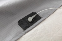 Erdungs-Bettlaken für Doppelbett, Erdungsmatte zum Schlafen, Erdungs-Laken als Schlafhilfe, Erd- und Antistatik-Flachbettlaken