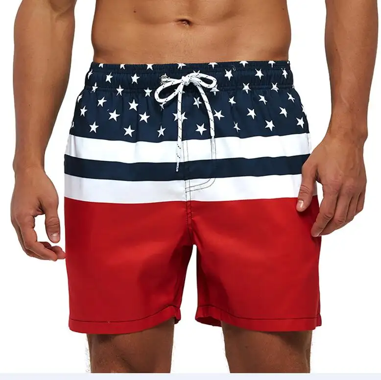 Benutzer definierte Hot Sale Produkte Männer Schwarz Weiß Lässig Loose Fit Beach wear Badeanzug Bottom Surf Board Höschen Trunks Swim Shorts