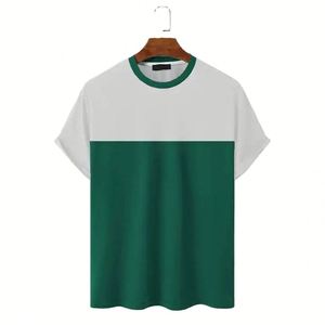 Camiseta de Verano Cómoda para Hombre, Estampado Digital, Estilo Lavado, Corte Regular, Cuello Redondo, Informal - Product Image 1
