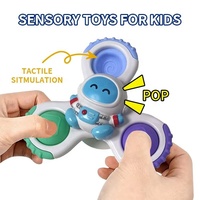 Fidget spinners Bébé Fidget Spinner Haute Qualité Chaise Bébé Spinning Jouet Astronautique Ventouse Spinner Jouets