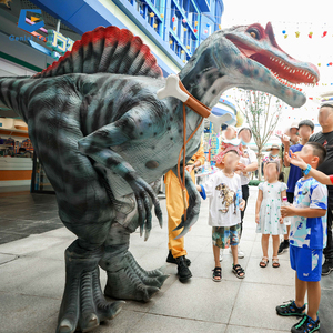 Costume de dinosaure réaliste pour adulte SGDC2508 <span class=keywords><strong>Jurassic</strong></span>, pattes cachées, costume de T-rex pour parc - Product Image 5