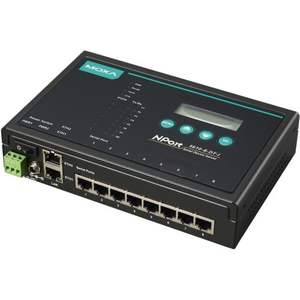 Servidor de Dispositivos Seriales Moxa NPort 5610-8-DT-J, Módulo de E/S Ethernet Industrial con Conexión RS-232 - Product Image 1