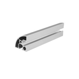 Profilé en alliage d'aluminium série 6000 standard national industriel 4040R, découpe carrée et en arc 40 - Product Image 2