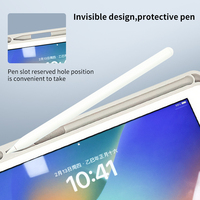 YUFINO Étui de tablette en cuir PU avec charge sans fil portable, puissance maximale 22,5 W, 1000 mAh, compatible iPad 10,2'' 10,5'', housse pour téléphone et montre