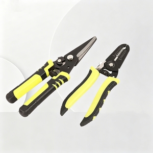 <span class=keywords><strong>Pince</strong></span> à dénuder professionnelle multifonctionnelle pour câbles en cuivre épais, outil d'électricien pour la dénudation de câbles - Product Image 2