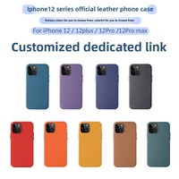 Étui de protection avec support magnétique en cuir véritable, comprend une poignée de téléphone compatible avec les étuis de téléphone portable iPhone