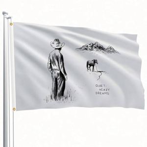 Digital Printing Outdoor Advertising Flags <b>Banners</b> 100%polyester Double Sided Music Fan <b>Banners</b> - Product Image 3
