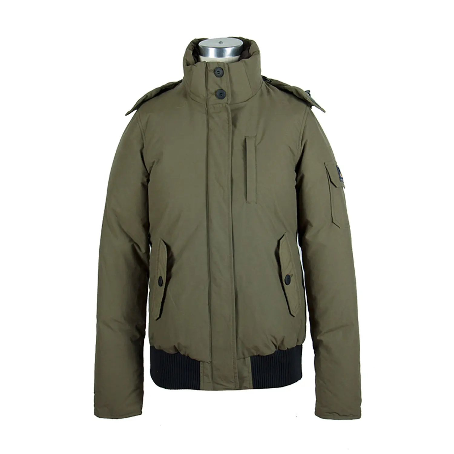 Chore winter detachable hat customer Men hooded 2022 nylon Light Weight Jacket gentlemen Olive Green plus size fashion coat