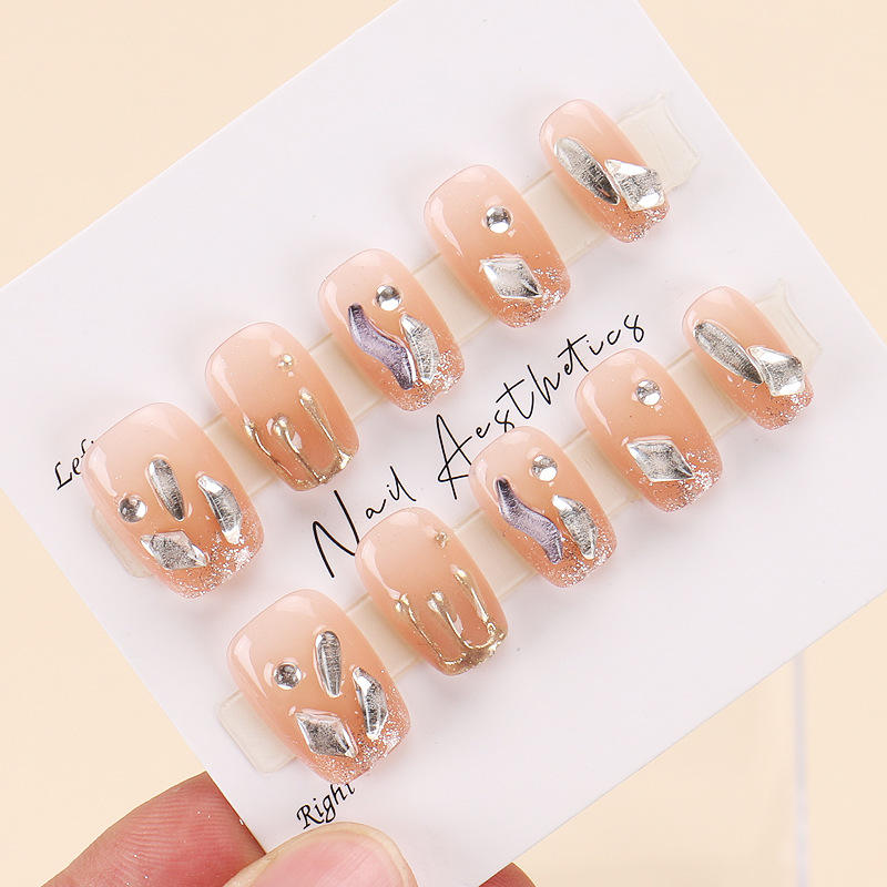 เล็บทำมือ1368กล่องขนาด10ชิ้น