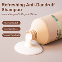 Champú Anticaspa de Marca Privada con Fórmula Purificante Natural, Champú Personalizado Sin Sulfatos y Champú de Limpieza Profunda