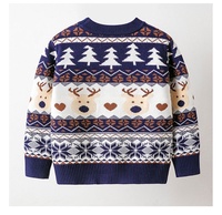 Pulls pour hommes, femmes et enfants, motifs de Noël, chemises en tricot, adaptés aux tenues de Noël