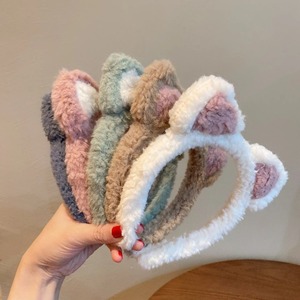 Fascia per Capelli con Orecchie di <span class=keywords><strong>Gatto</strong></span> in Peluche per Donne, Morbida e Soffice, Accessorio Kawaii per l'Autunno e l'Inverno, Idea Regalo - Product Image 4