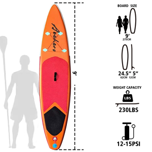 <span class=keywords><strong>Planche</strong></span> <span class=keywords><strong>de</strong></span> SUP gonflable confortable avec pont antidérapant en EVA – Idéale pour le yoga, la méditation et le <span class=keywords><strong>surf</strong></span> sans fatigue – Le choix idéal pour s'amuser - Product Image 4