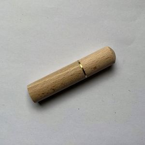 Mini étui à cure-dents en bois, boîte de rangement pour cure-dents en bois de hêtre de poche pour la maison et les voyages - Product Image 5