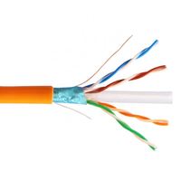 Kabel Ethernet UTP/FTP/STP/SFTP Cat 6 23AWG FTP Indoor Outdoor Kabel Jaringan LAN Kabel FTP Cat 6