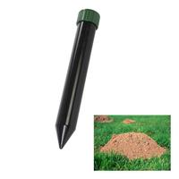 Répulsif à rats sonique à piles imperméable pour l'extérieur, répulsif à taupes, répulsif à serpents, à campagnols, à gaufres, pointes pour pelouse et jardin