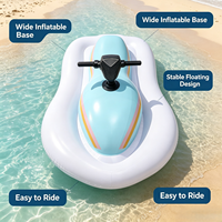 Equipo de Juego Acuático Inflable OEM, Moto Acuática Eléctrica, Bote Flotante de PVC Personalizado para Adultos y Niños, Venta al Por Mayor