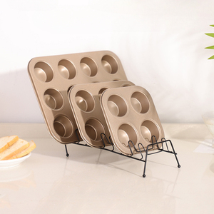 Moules à muffins et desserts en acier au carbone sans soudure, résistants à la chaleur, de haute qualité, pour fours de restaurants - Product Image 5