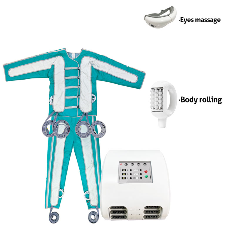 eye massage+infrared+pressotherapy+body roller white