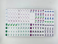 Juego de Mahjong Americano de Lujo Moderno de 160 Piezas, 2026, con Acrílico Tallado de 4 Capas, Personalizable y Duradero para Camping