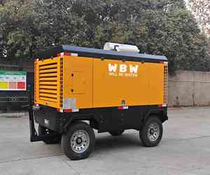 Wbw động cơ diesel điều khiển máy nén khí 15bar DIESEL Máy nén khí trục vít với động cơ Cummins - Product Image 3