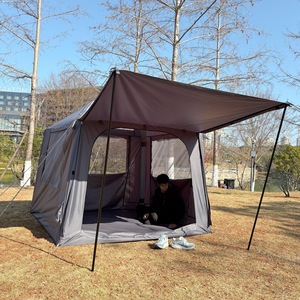 Tente Youyi, tente gonflable automatique pour l'extérieur, 2-4 personnes, imperméable, résistante au soleil, tissu Oxford, structure en PVC, installation rapide - Product Image 2
